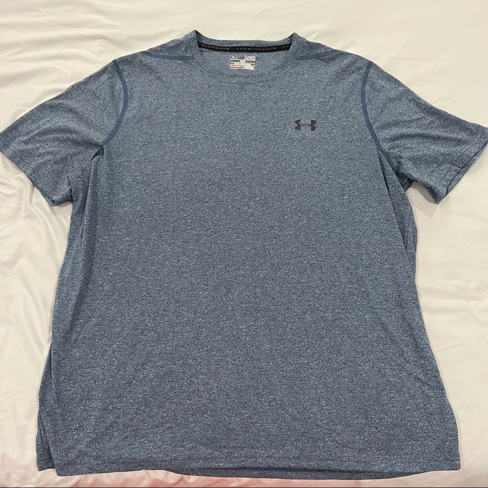 Men’s loose fit heat gear Under Armour Threadborne workout shirt